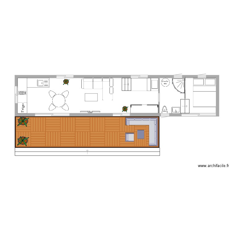 TINY HOUSE VERSION 2 . Plan de 0 pièce et 0 m2