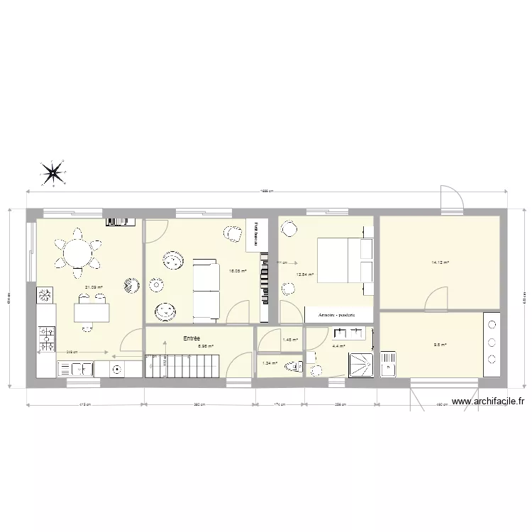 Les Moutiers. Plan de Les Moutiers. Plan de