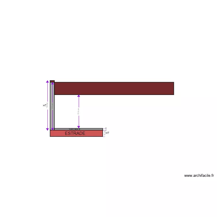 BAR BETON SIPOREX. Plan de BAR BETON SIPOREX. Plan de