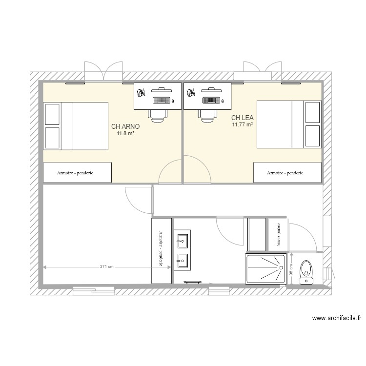 CIEURAC changement haut. Plan de 0 pièce et 0 m2