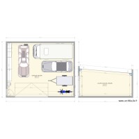 PLAN GARAGE EXTERIEUR LUISANT Porte de 5ml de LARG