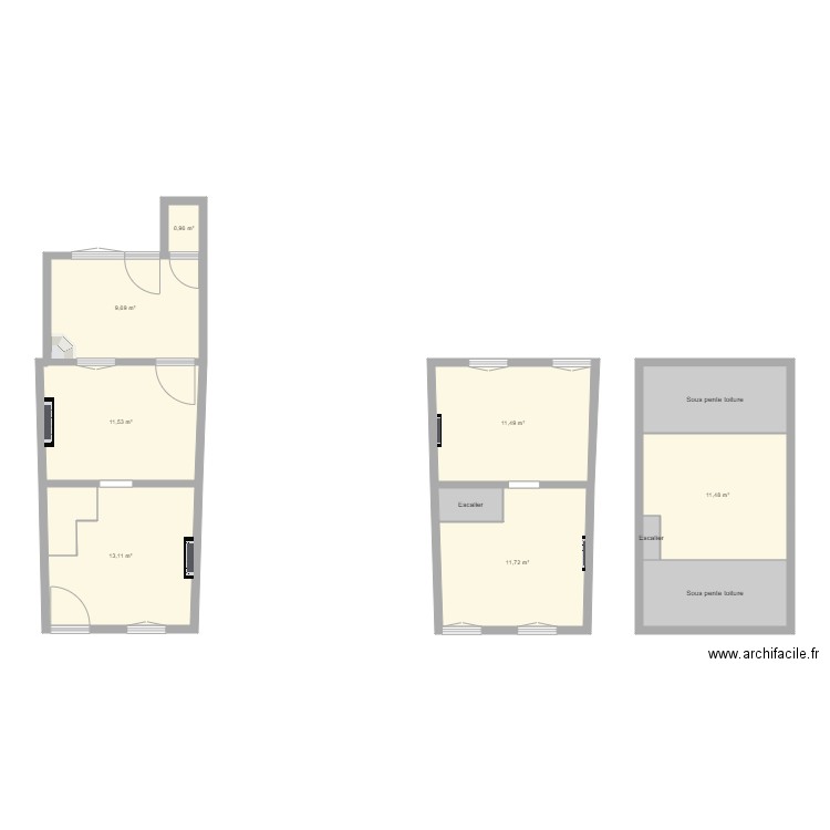 Ransy 48. Plan de 0 pièce et 0 m2