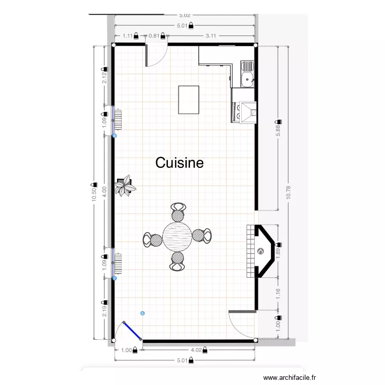 Julie cuisine. Plan de 