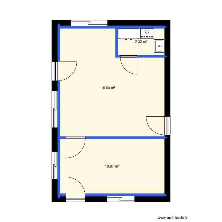  Salles Sandy. Plan de 0 pièce et 0 m2