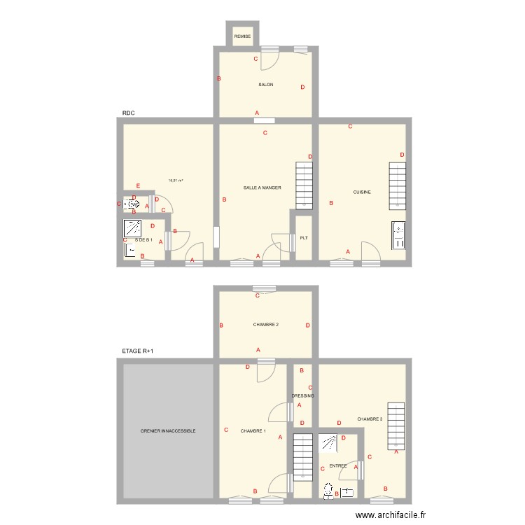 LOC HABI. Plan de 0 pièce et 0 m2