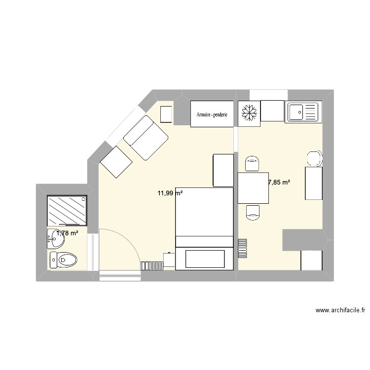 Denfert2. Plan de 0 pièce et 0 m2