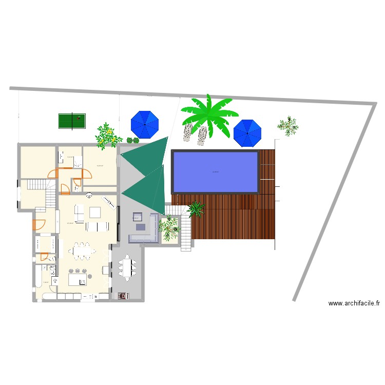 PISCINE. Plan de 0 pièce et 0 m2