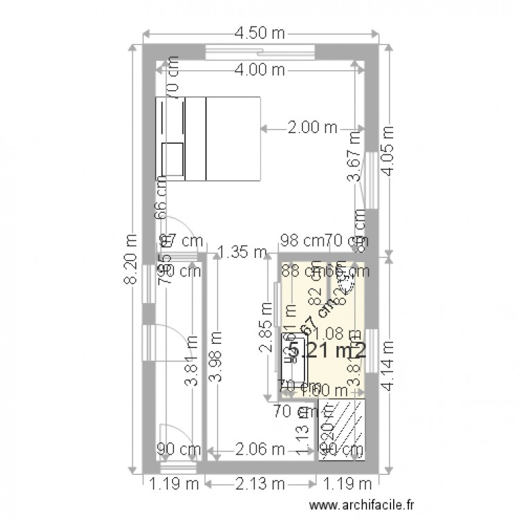 suite11. Plan de 0 pièce et 0 m2