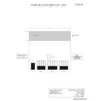 PLAN DES FACADES SUD EST