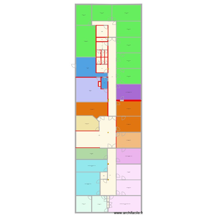 DR Etage Bat A V3. Plan de 0 pièce et 0 m2