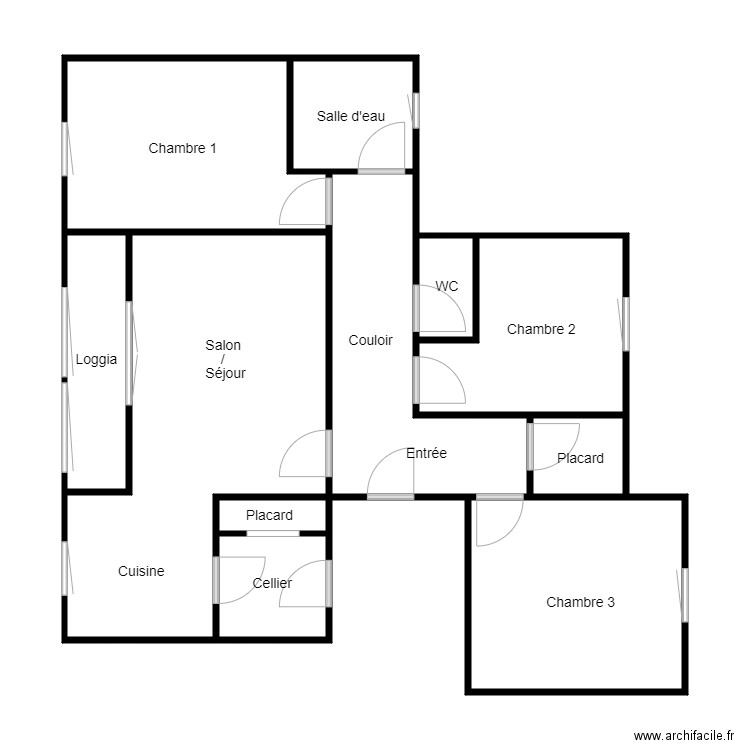 GAUTIER le rheu. Plan de 0 pièce et 0 m2