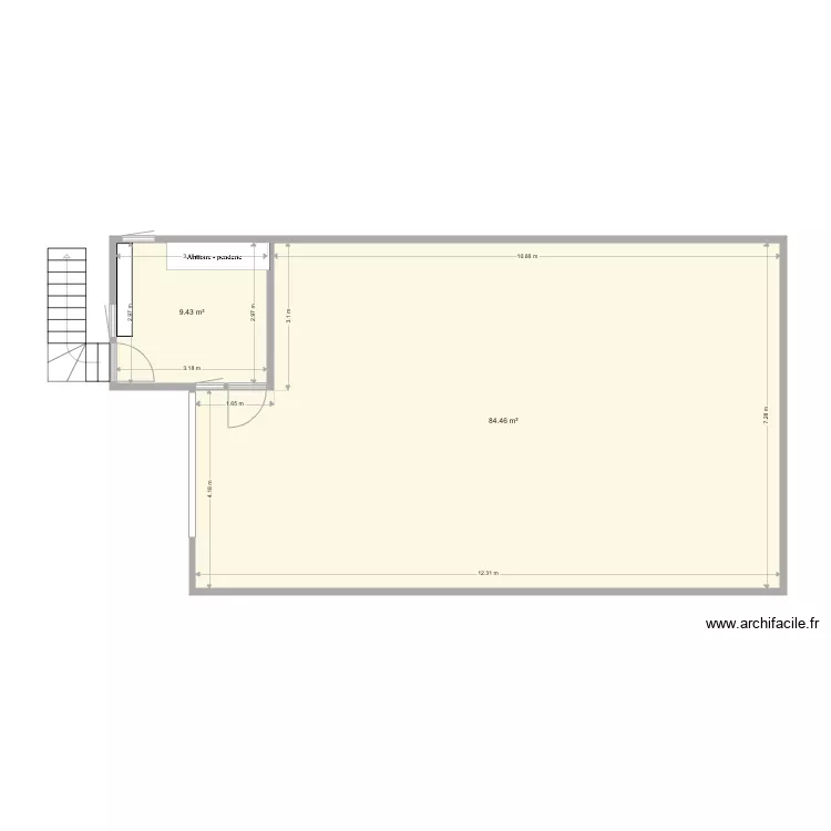 chalet entree V2. Plan de 