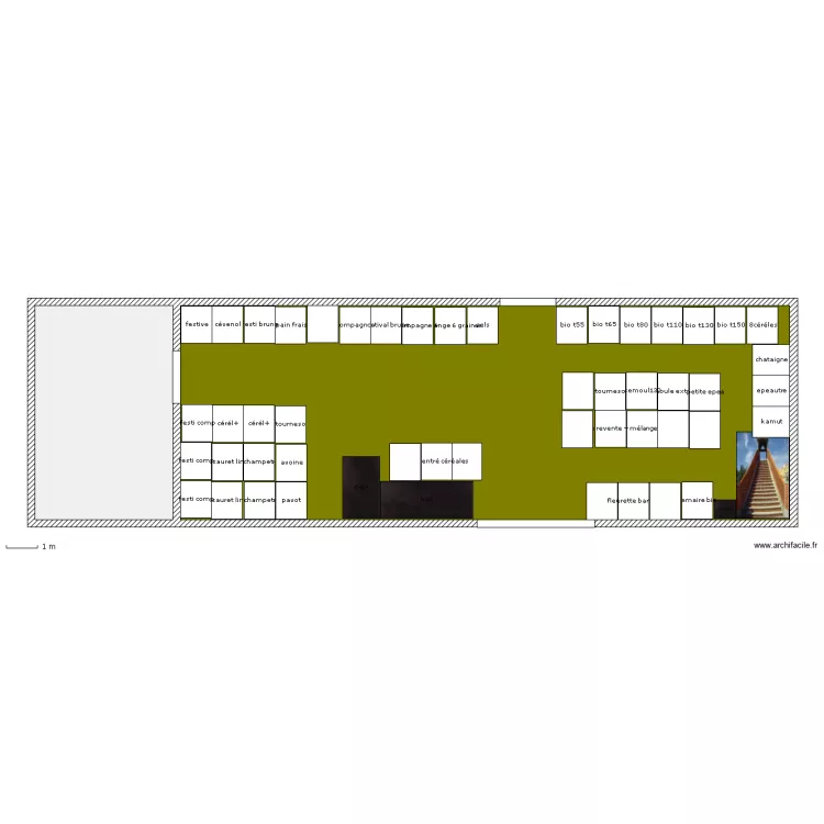 salle stockage bas parking. Plan de salle stockage bas parking. Plan de