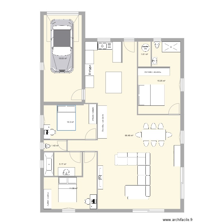 maison 3. Plan de 0 pièce et 0 m2