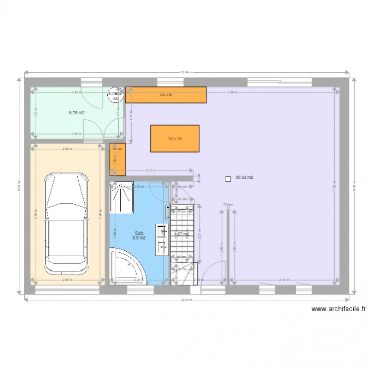 MOUDART Rdc. Plan de 0 pièce et 0 m2