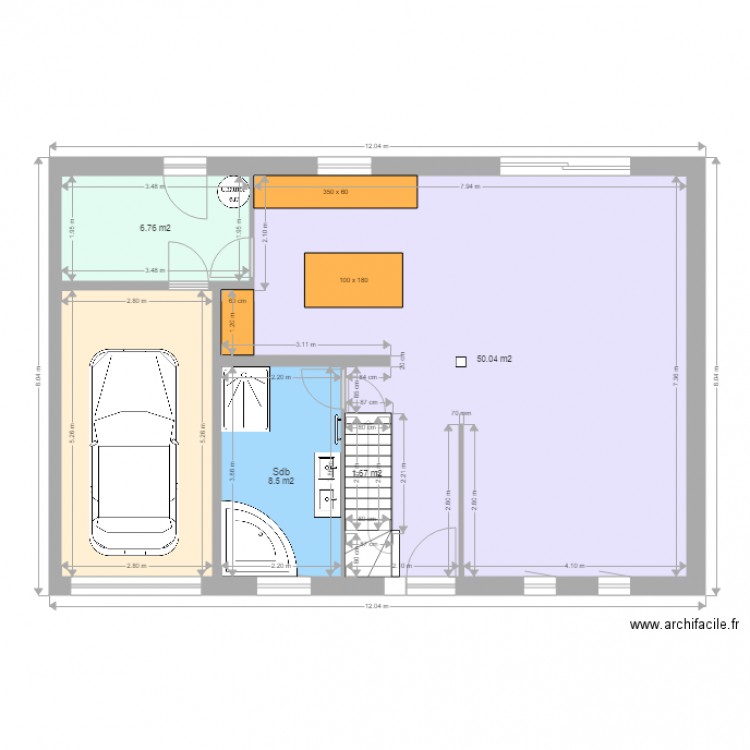 MOUDART Rdc. Plan de 0 pièce et 0 m2