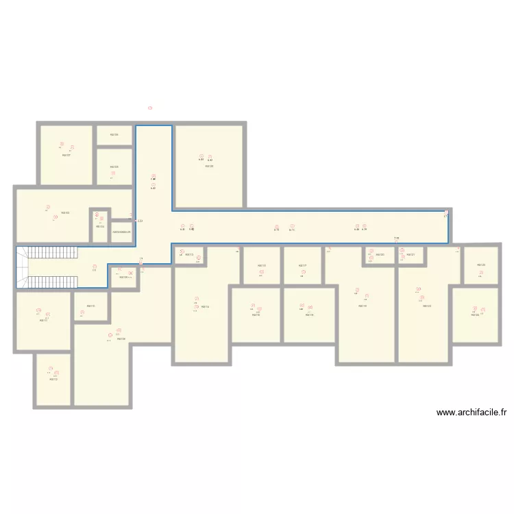 ETA RS 1ER INCENDIE. Plan de 