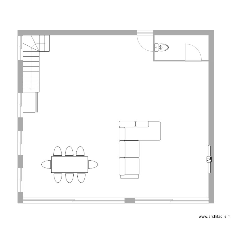 salon 1. Plan de 0 pièce et 0 m2