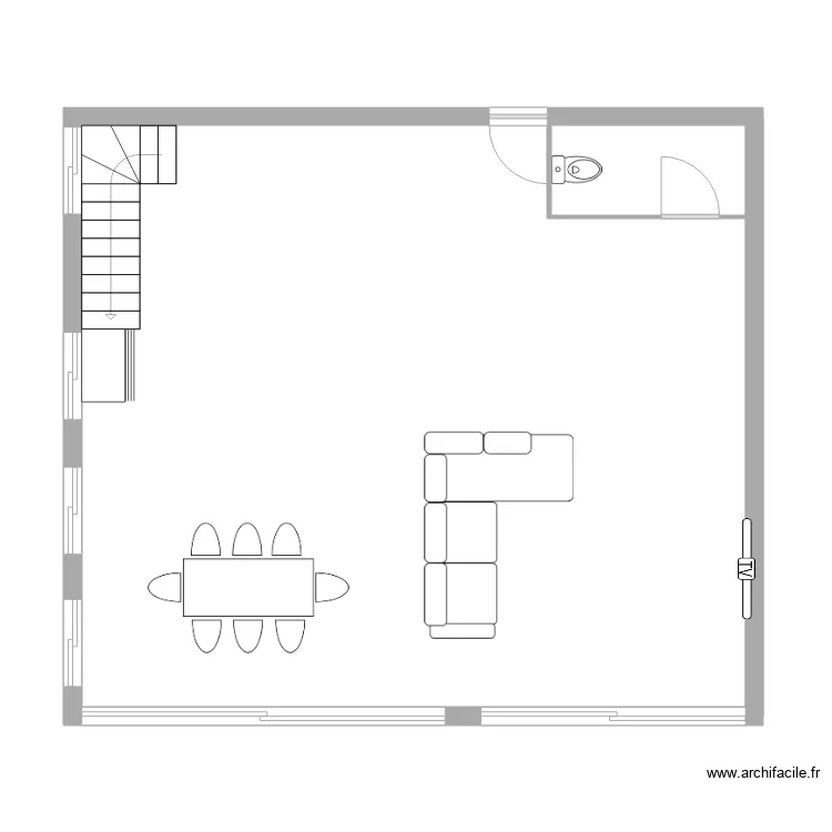 salon 1. Plan de 