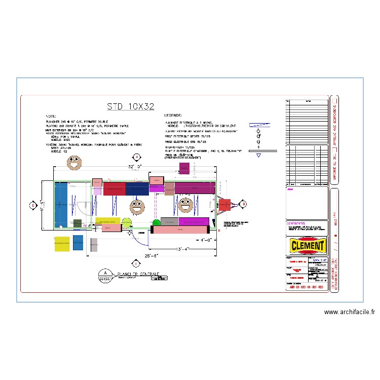 10x32 par Stephanie V3. Plan de 0 pièce et 0 m2