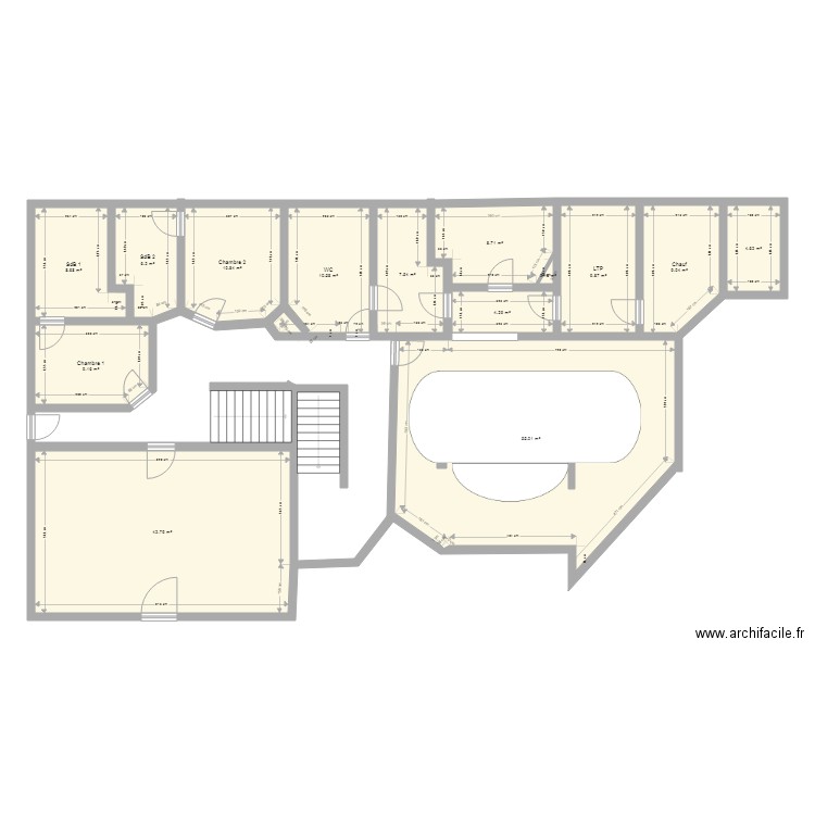 Ucimont rez def avec piscine. Plan de 0 pièce et 0 m2