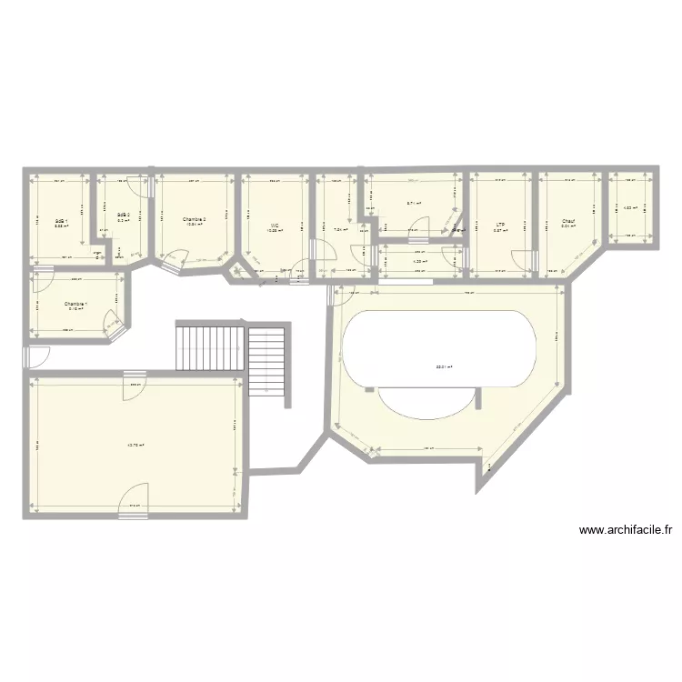 Ucimont rez def avec piscine. Plan de Ucimont rez def avec piscine. Plan de
