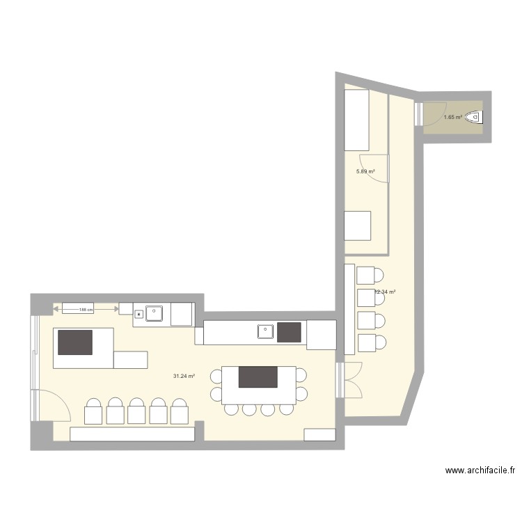 46 Daubenton 75005 Ilots centraux. Plan de 0 pièce et 0 m2