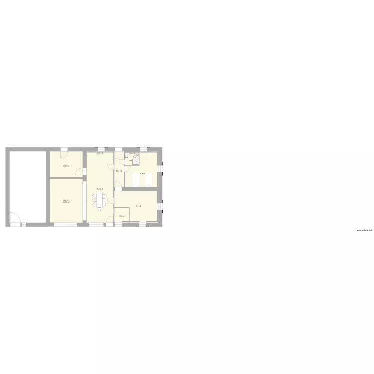 MAISON JC RDC PROJET. Plan de 