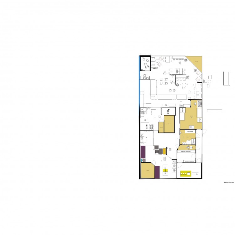 plan boulangerie. Plan de 0 pièce et 0 m2