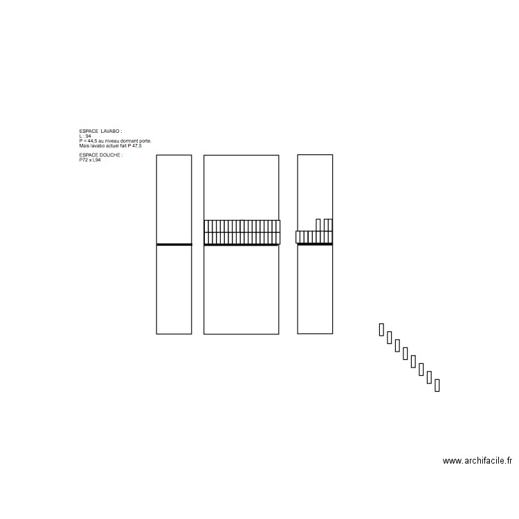 calepinage zellige. Plan de 0 pièce et 0 m2