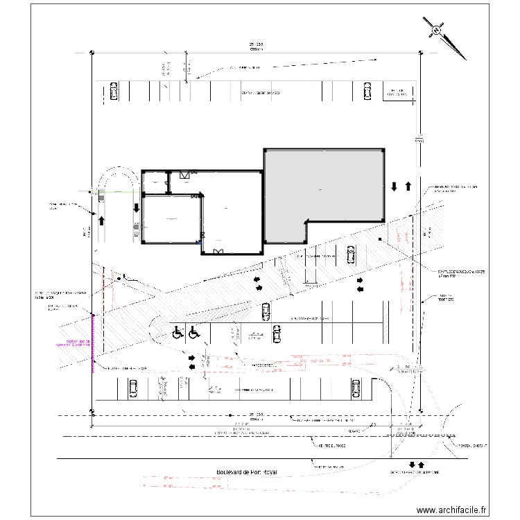 Projet implantation hotel _ v1 . Plan de 0 pièce et 0 m2