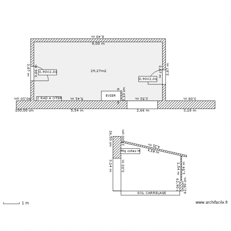 VERANDA. Plan de 0 pièce et 0 m2