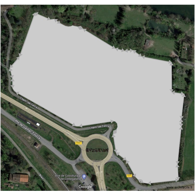 Projet cintegabelle. Plan de 0 pièce et 0 m2
