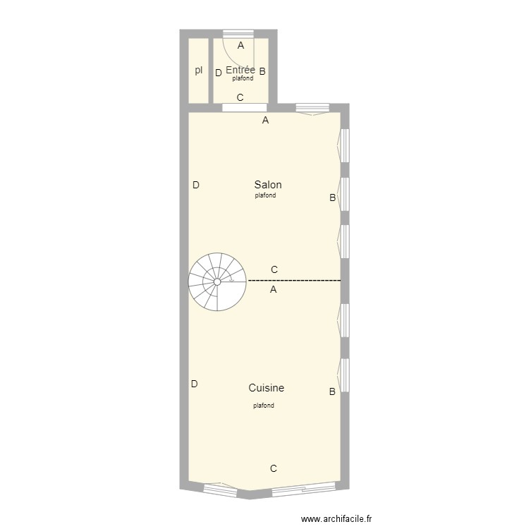 rdc Logement 2. Plan de 0 pièce et 0 m2