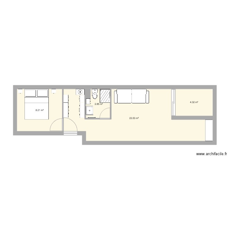 rives du ponant. Plan de 0 pièce et 0 m2