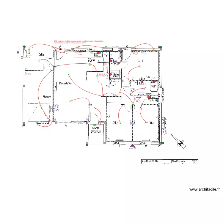 SEGUELA ELEC. Plan de 