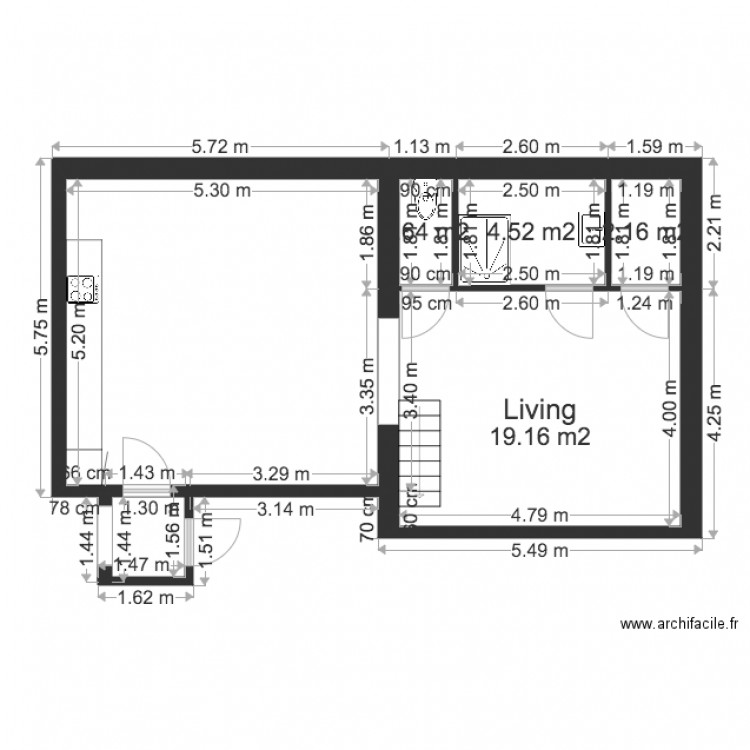 APPARTEMENT 4E. Plan de 0 pièce et 0 m2