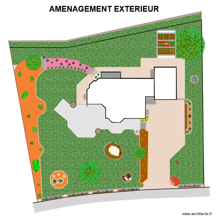AMENAGEMENT EXTERIEUR. Plan de AMENAGEMENT EXTERIEUR. Plan de
