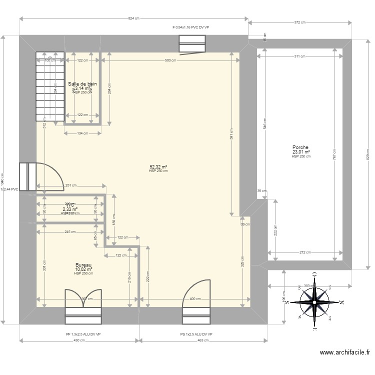 CASSIGNOL RDC. Plan de 0 pièce et 0 m2