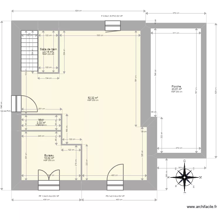CASSIGNOL RDC. Plan de CASSIGNOL RDC. Plan de
