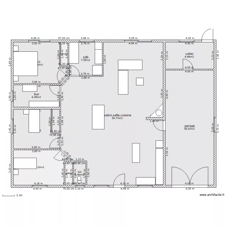 maison3. Plan de 