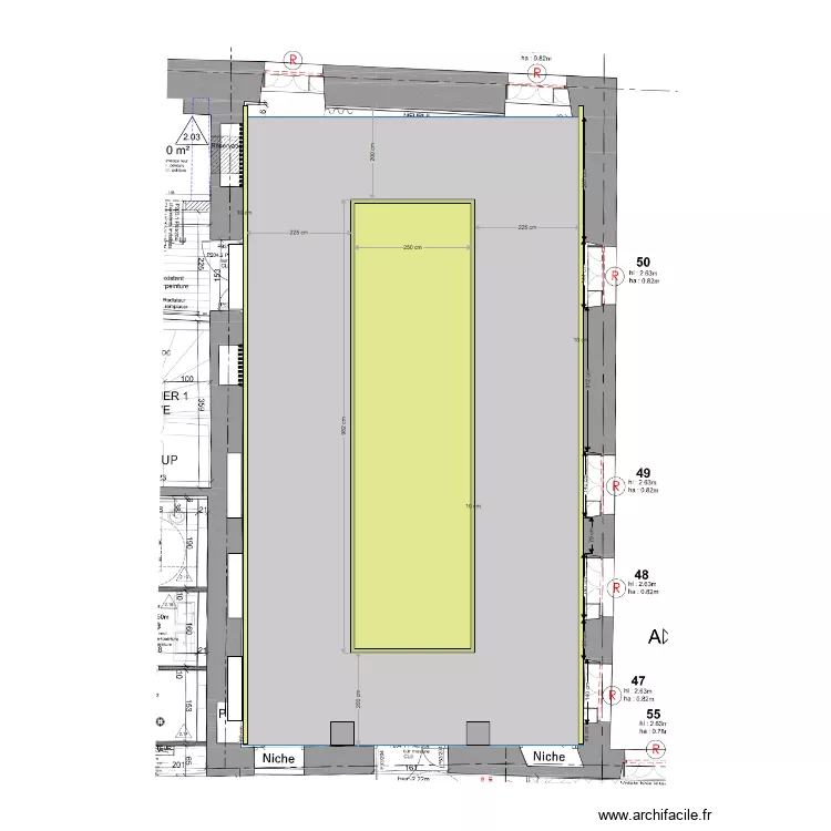 salle de ceremony C. Plan de 