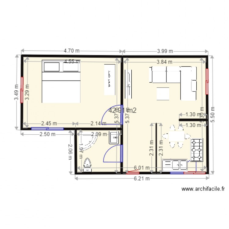 Sofiéne. Plan de 0 pièce et 0 m2