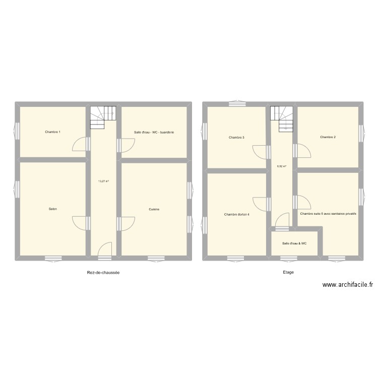 GR1221. Plan de 11 pièces et 147 m2