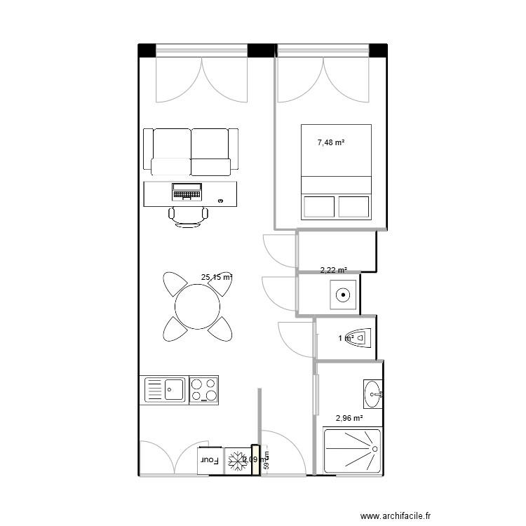 2eme plan RIVAGE DE ROCHELONGUE. Plan de 0 pièce et 0 m2