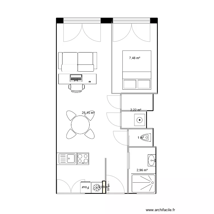 2eme plan RIVAGE DE ROCHELONGUE. Plan de 