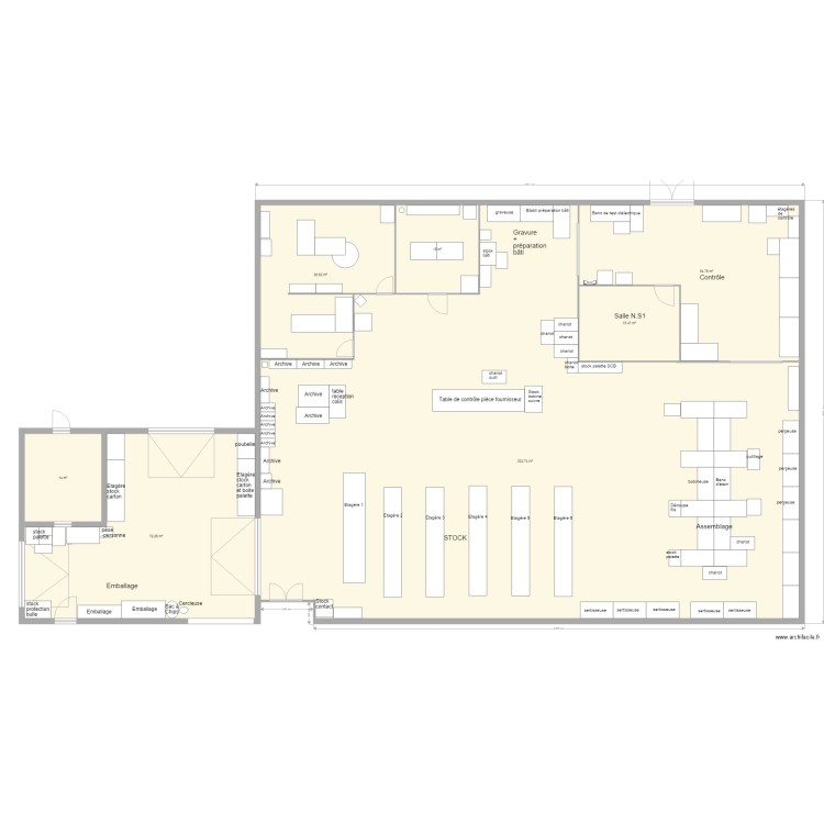 Atelier assemblage 15. Plan de 0 pièce et 0 m2