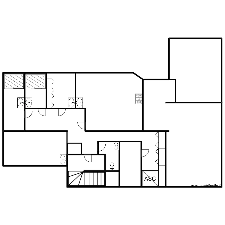 Dumont sous-sol. Plan de 