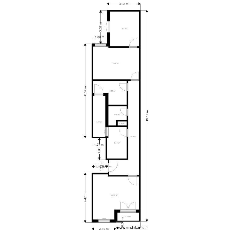 maestro arturo padilla 5 2 burjasot. Plan de 0 pièce et 0 m2