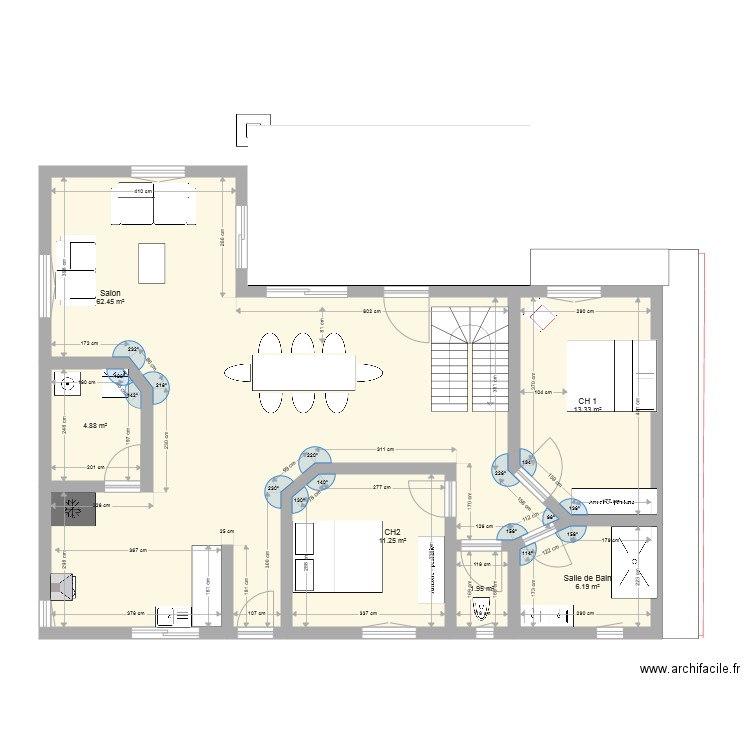 LACANAU 5. Plan de 0 pièce et 0 m2